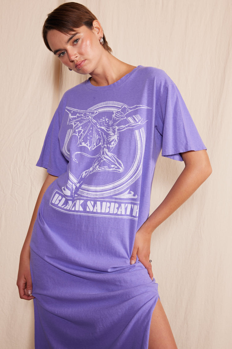 black sabbath dress Black Sabbath Lace Strap Dress, S