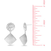 Nami Textured Drop Earrings