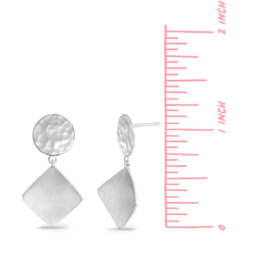 Nami Textured Drop Earrings